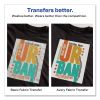 Fabric Transfers, 8.5 x 11, White, 5/Pack2