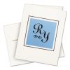 Note Cards with Matching Envelopes, Inkjet, 65lb, 4.25 x 5.5, Textured Uncoated White, 50 Cards, 2 Cards/Sheet, 25 Sheets/Box2