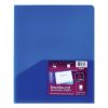 Plastic Two-Pocket Folder, 20-Sheet Capacity, 11 x 8.5, Translucent Blue1