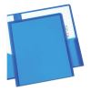 Plastic Two-Pocket Folder, 20-Sheet Capacity, 11 x 8.5, Translucent Blue2