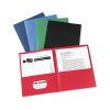 Two-Pocket Folder, 40-Sheet Capacity, 11 x 8.5, Assorted Colors, 25/Box2