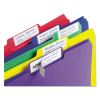 Extra-Large TrueBlock File Folder Labels with Sure Feed Technology, 0.94 x 3.44, White, 18/Sheet, 25 Sheets/Pack2