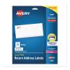 Easy Peel White Address Labels w/ Sure Feed Technology, Laser Printers, 0.66 x 1.75, White, 60/Sheet, 25 Sheets/Pack1