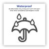 Waterproof Shipping Labels with TrueBlock Technology, Laser Printers, 5.5 x 8.5, White, 2/Sheet, 50 Sheets/Pack2