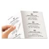 Matte Clear Easy Peel Mailing Labels w/ Sure Feed Technology, Laser Printers, 2 x 4, Clear, 10/Sheet, 50 Sheets/Box2