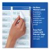 Easy Peel White Address Labels w/ Sure Feed Technology, Laser Printers, 1.33 x 4, White, 14/Sheet, 250 Sheets/Box2