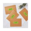 High-Visibility Permanent Laser ID Labels, 1 x 2 5/8, Neon Green, 750/Pack2