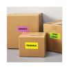 High-Visibility Permanent Laser ID Labels, 2 x 4, Asst. Neon, 150/Pack2