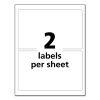 UltraDuty GHS Chemical Waterproof and UV Resistant Labels, 4.75 x 7.75, White, 2/Sheet, 50 Sheets/Pack2