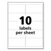 UltraDuty GHS Chemical Waterproof and UV Resistant Labels, 2 x 4, White, 10/Sheet, 50 Sheets/Pack2