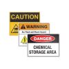 Surface Safe Removable Label Safety Signs, Inkjet/Laser Printers, 3.5 x 5, White, 4/Sheet, 15 Sheets/Pack2