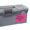 High-Vis Removable Laser/Inkjet ID Labels w/ Sure Feed, 3 1/3 x 4, Neon, 72/PK2