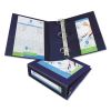 Framed View Heavy-Duty Binders, 3 Rings, 3" Capacity, 11 x 8.5, Navy Blue1