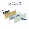 The Mighty Badge Name Badge Holder Kit, Horizontal, 3 x 1, Laser, Gold, 10 Holders/ 80 Inserts2