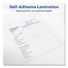 Clear Self-Adhesive Laminating Sheets, 3 mil, 9" x 12", Matte Clear, 50/Box2