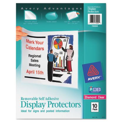 Top-Load Display Sheet Protectors, Letter, 10/Pack1