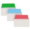 Ultra Tabs Repositionable Tabs, Standard: 2" x 1.5", 1/5-Cut, Assorted Colors (Blue, Green and Red), 24/Pack2