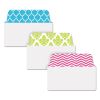 Ultra Tabs Repositionable Standard Tabs, 1/5-Cut Tabs, Assorted Patterns, 2" Wide, 24/Pack2