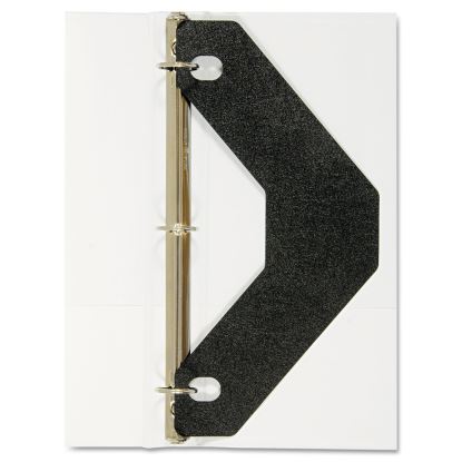 Triangle Shaped Sheet Lifter for Three-Ring Binder, Black, 2/Pack1