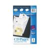 Two-Sided CD Organizer Sheets for Three-Ring Binder, 4 Disc Capacity, Clear, 5/Pack2