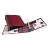 Heavy-Duty Non-View Binder with DuraHinge and Locking One Touch EZD Rings, 3 Rings, 4" Capacity, 11 x 8.5, Maroon2