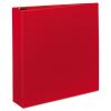 Heavy-Duty Non-View Binder with DuraHinge and One Touch EZD Rings, 3 Rings, 2" Capacity, 11 x 8.5, Red2