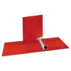 Heavy-Duty Non-View Binder with DuraHinge and Locking One Touch EZD Rings, 3 Rings, 3" Capacity, 11 x 8.5, Red2