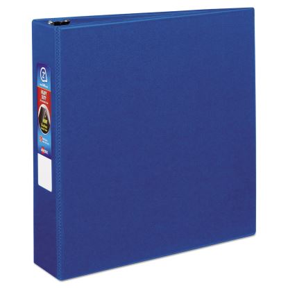 Heavy-Duty Non-View Binder with DuraHinge and One Touch EZD Rings, 3 Rings, 2" Capacity, 11 x 8.5, Blue1