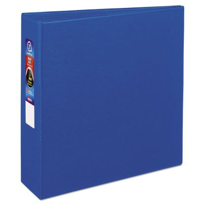 Heavy-Duty Non-View Binder with DuraHinge and Locking One Touch EZD Rings, 3 Rings, 3" Capacity, 11 x 8.5, Blue1