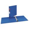 Heavy-Duty Non-View Binder with DuraHinge and One Touch EZD Rings, 3 Rings, 1.5" Capacity, 11 x 8.5, Blue2