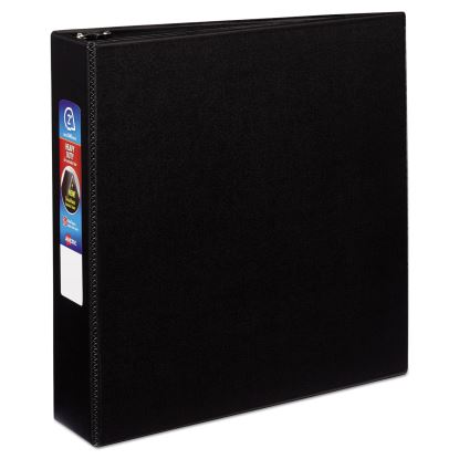 Heavy-Duty Non-View Binder with DuraHinge and One Touch EZD Rings, 3 Rings, 2" Capacity, 11 x 8.5, Black1