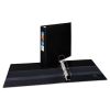 Heavy-Duty Non-View Binder with DuraHinge and One Touch EZD Rings, 3 Rings, 2" Capacity, 11 x 8.5, Black2