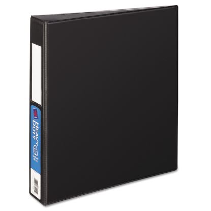 Heavy-Duty Non-View Binder with DuraHinge and One Touch EZD Rings, 3 Rings, 1.5" Capacity, 11 x 8.5, Black1