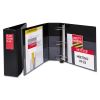 Heavy-Duty Non-View Binder with DuraHinge, Three Locking One Touch EZD Rings and Spine Label, 4" Capacity, 11 x 8.5, Black2