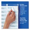 Easy Peel White Address Labels w/ Sure Feed Technology, Inkjet Printers, 1.33 x 4, White, 14/Sheet, 25 Sheets/Pack2