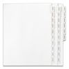 Preprinted Legal Exhibit Side Tab Index Dividers, Allstate Style, 26-Tab, Exhibit A to Exhibit Z, 11 x 8.5, White, 1 Set1