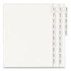 Preprinted Legal Exhibit Side Tab Index Dividers, Allstate Style, 25-Tab, Exhibit 1 to Exhibit 25, 11 x 8.5, White, 1 Set1