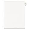 Allstate-Style Legal Side Tab Dividers, Exhibit A, Letter, White, 25/Pack1