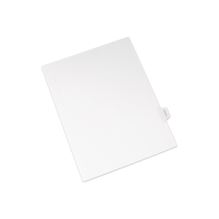 Allstate-Style Legal Side Tab Dividers, Exhibit H, Letter, White, 25/Pack1