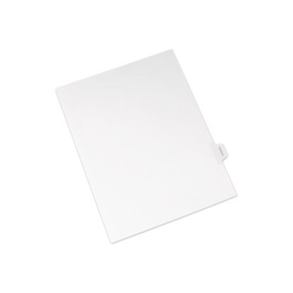 Allstate-Style Legal Side Tab Dividers, Exhibit H, Letter, White, 25/Pack1