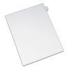 Preprinted Legal Exhibit Side Tab Index Dividers, Allstate Style, 26-Tab, C, 11 x 8.5, White, 25/Pack1