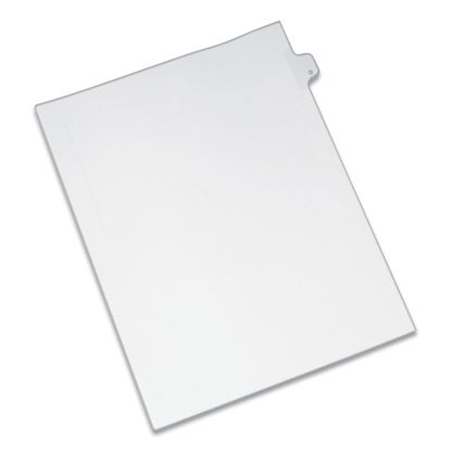 Preprinted Legal Exhibit Side Tab Index Dividers, Allstate Style, 26-Tab, D, 11 x 8.5, White, 25/Pack1