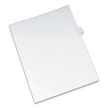 Preprinted Legal Exhibit Side Tab Index Dividers, Allstate Style, 26-Tab, J, 11 x 8.5, White, 25/Pack1