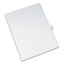 Preprinted Legal Exhibit Side Tab Index Dividers, Allstate Style, 26-Tab, P, 11 x 8.5, White, 25/Pack1