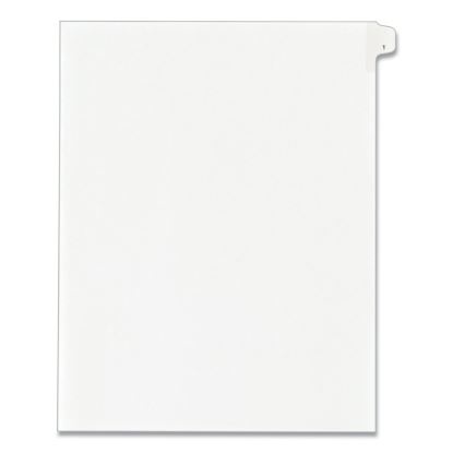 Preprinted Legal Exhibit Side Tab Index Dividers, Allstate Style, 10-Tab, 1, 11 x 8.5, White, 25/Pack1