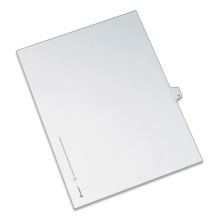 Preprinted Legal Exhibit Side Tab Index Dividers, Allstate Style, 10-Tab, 11, 11 x 8.5, White, 25/Pack1