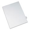 Preprinted Legal Exhibit Side Tab Index Dividers, Allstate Style, 10-Tab, 21, 11 x 8.5, White, 25/Pack1