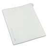 Preprinted Legal Exhibit Side Tab Index Dividers, Allstate Style, 10-Tab, 25, 11 x 8.5, White, 25/Pack1