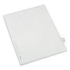 Preprinted Legal Exhibit Side Tab Index Dividers, Allstate Style, 10-Tab, 30, 11 x 8.5, White, 25/Pack1