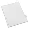 Preprinted Legal Exhibit Side Tab Index Dividers, Allstate Style, 10-Tab, 31, 11 x 8.5, White, 25/Pack1